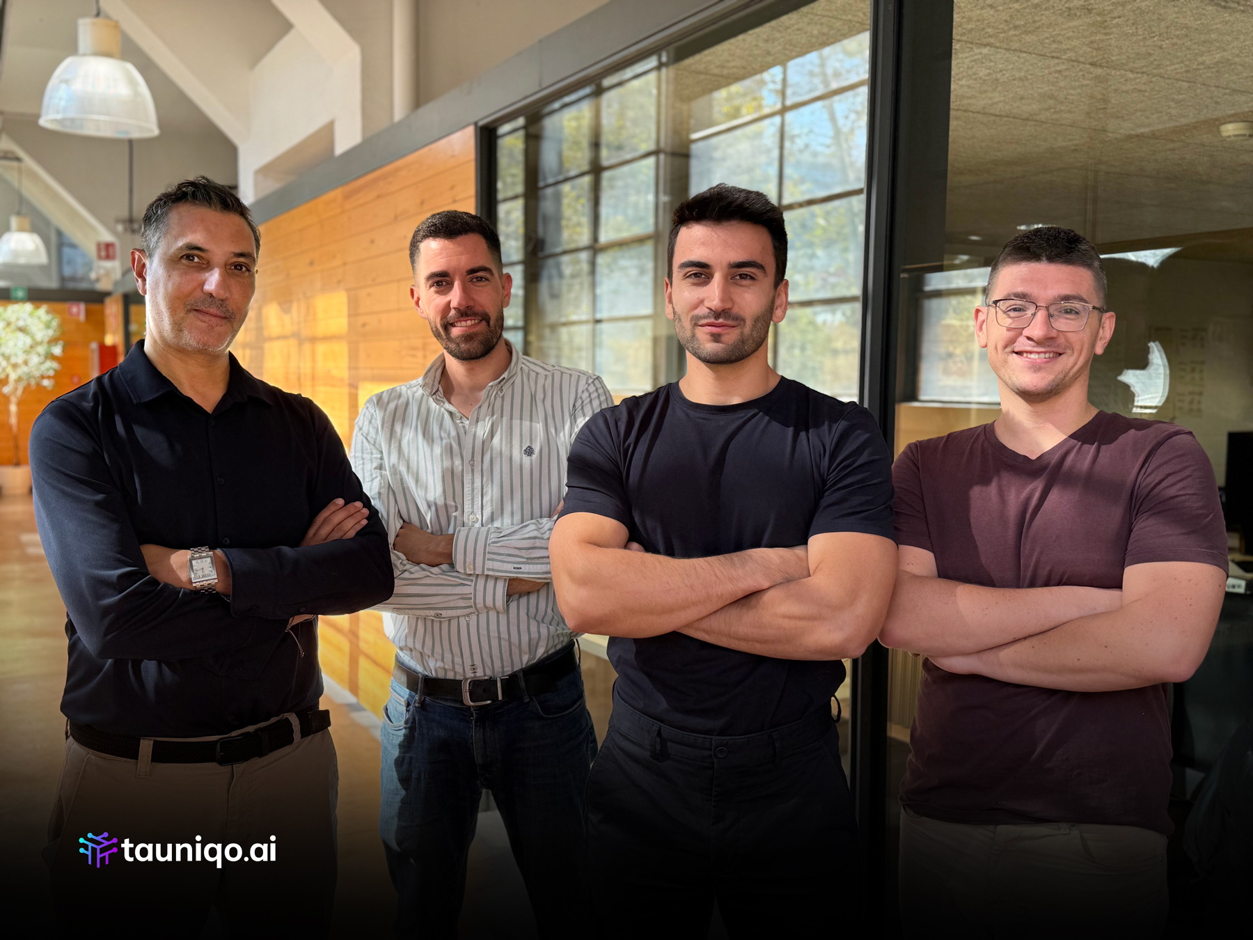 Equipo de Tauniqo en la oficina de Barcelona